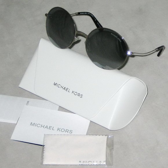 NWT Michael Kors MK 5017 KENDALL II Siver Mirrored 10011U 55-19 135 3N MSRP $149